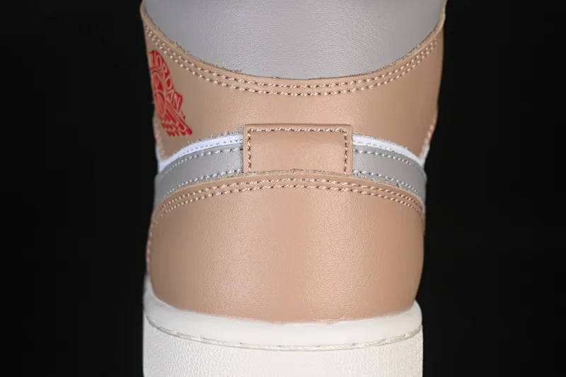 All categories Air Jordan Jordan series basketball shoes Air Jordan 1 Mid Air Jordan 1 Mid AJ1 Joe 1 white wheat Chinese culture and leisure sneakers DQ8426-200